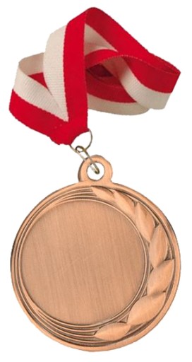 Medal brązowy 017 Z SZARFĄ i TABLICZKĄ przednią !