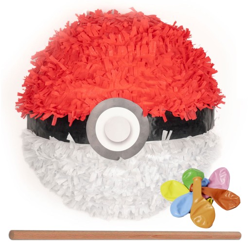 PINIATA XXL -100CM POKEMON POKEBALL + DODATEK