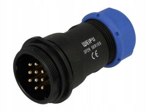 WTYK 10 pin 4,0mm2 25A 500V IP68 Weipu