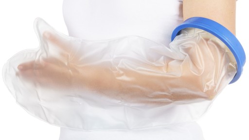 RĘKAW KĄPIELOWY OCRANIACZ RĘKI GIPS OSŁONA ORTEZA