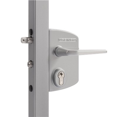 Zamek do bram furtki LAKQ4040 Locinox Premium ZILV