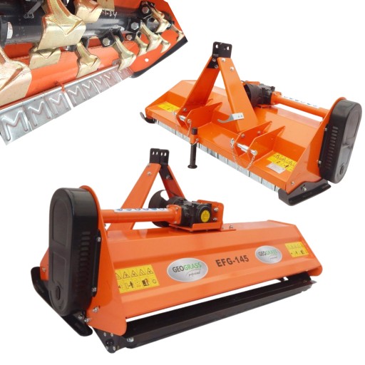 KOSIARKA BIJAKOWA CIĄGNIKOWA GEOGRASS MULCZER DO TRAKTORA MŁOTKI EFG 105 CM