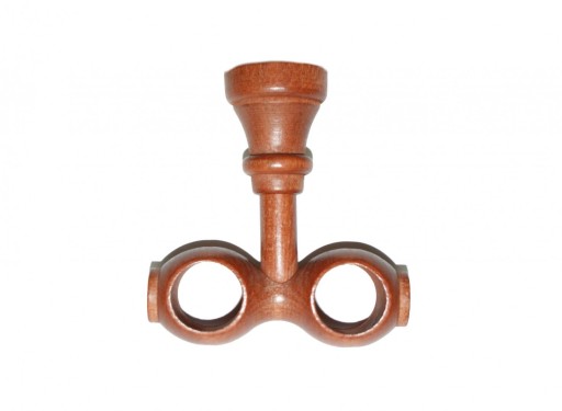 WSPORNIK KARNISZA DREWNIANY 28mm wiśnia sufitowy