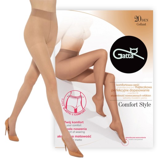 Rajstopy Gatta Comfort style 20 den 3-M VISONE