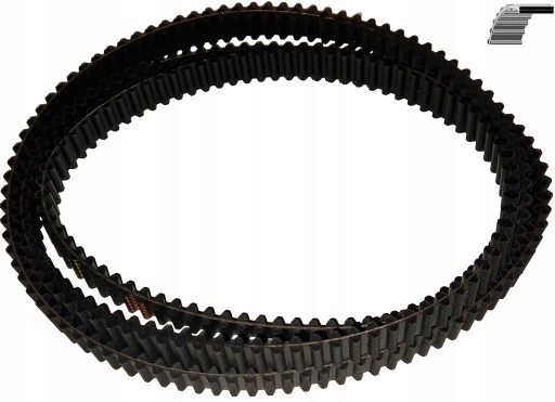 Pasek zębaty M127926 JOHN DEERE LT133 LT155 LT166 180cm super