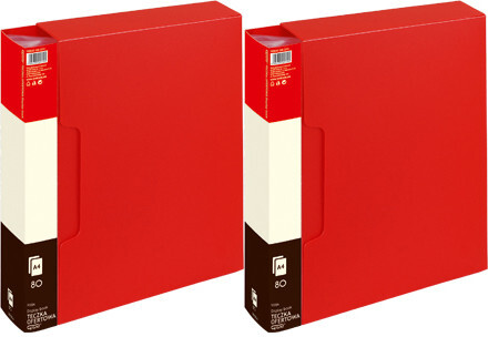 Album ofertowy Grand 9008A A4 80 koszulek czerwony x2