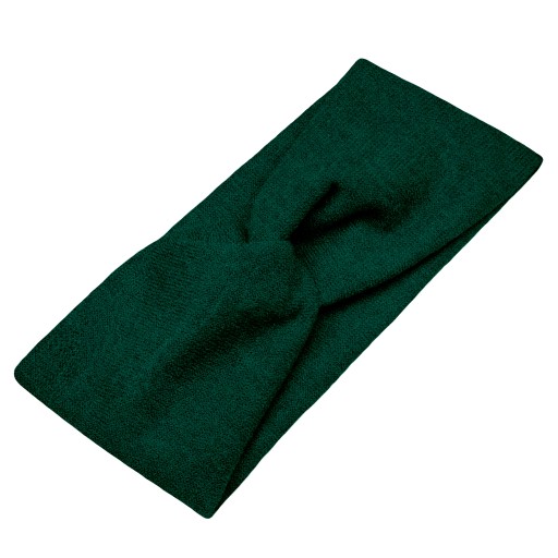 DAMSKA OPASKA NA GŁOWĘ TURBAN BUTELKOWA ZIELEŃ