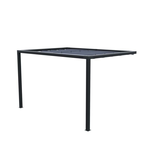 Pawilon ogrodowy pergola Manea 3.5x2.6 m przyścienny antracyt Naterial
