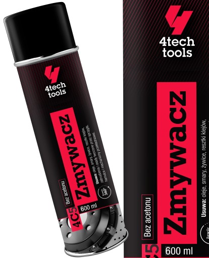 4tech Zmywacz do Łańcucha Motocyklowego 600 ml PL