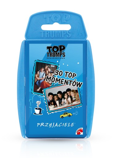 GRA TOWARZYSKA TOP TRUMPS PRZYJACIELE FRIENDS QUIZ