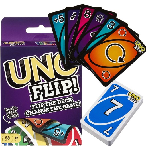 UNO FLIP GRA KARCIANA DZIECI RODZINNA KARTY