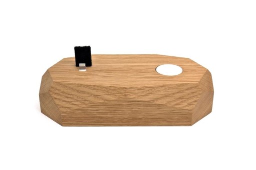 Stacja dokująca iPhone i Apple Watch Oakywood dąb