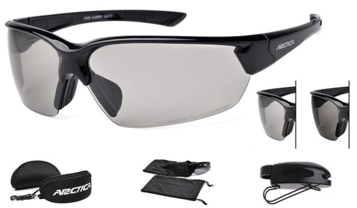 OKULARY ROWEROWE ARCTICA S-200FP FOTOCHROM POLARYZACJA + GRATISY