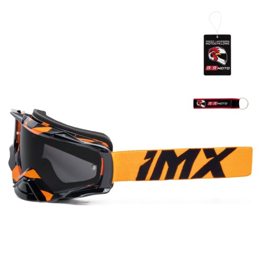 Gogle IMX DUST GRAPHIC ORANGE GLOSS/BLACK GRATISY