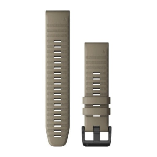 Silikonowy pasek Garmin Quick Fit 22 mm - Fenix 5/6 - ciemny piaskowy
