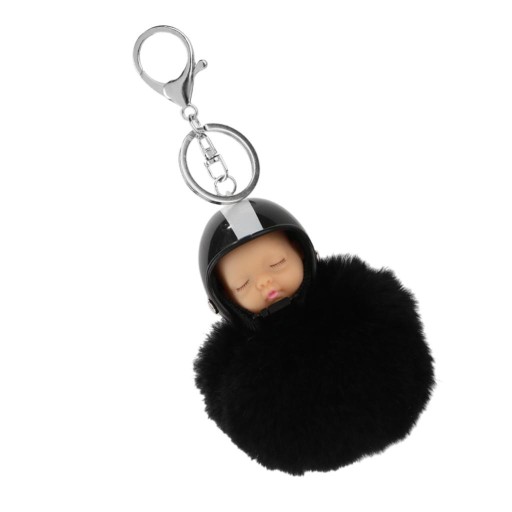 Miękka Śpiąca Baby Doll wzór Torba Brelok Torebka