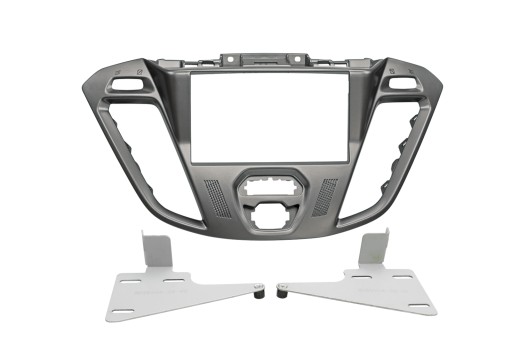 Ramka radia Ford Transit Custom 2DIN srebrna