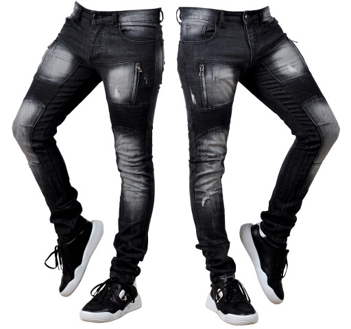 MP0046 r. 32 Jeansy MĘSKIE rurki SLIM FIT