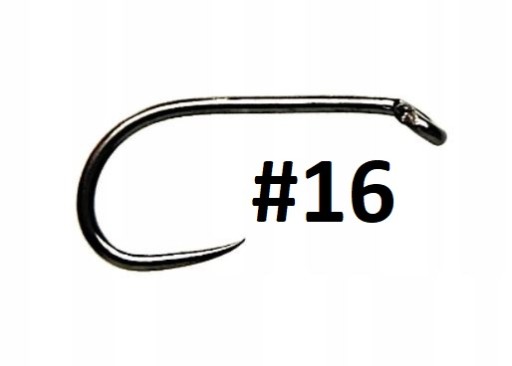 Haczyki do suchej muchy #16 DRY FLY Flytier 10 szt
