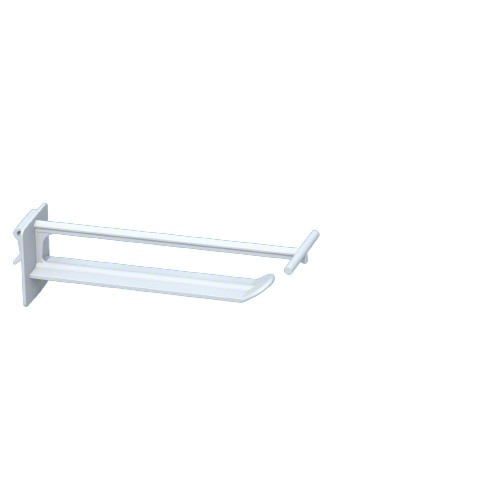 Hak plastikowy uniwersalny szeroki z wysięgnikiem 170 mm