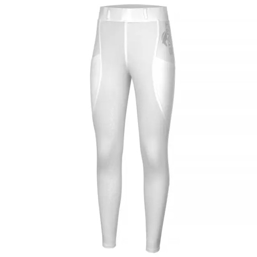 K Legginsy damskie bryczesy START Kensington z pełnym lejem r. 38 Białe