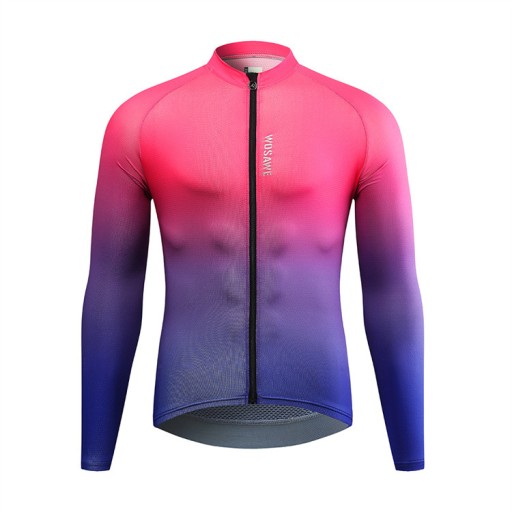 Top rowerowy Oddychający Quick Dry Gradient Print