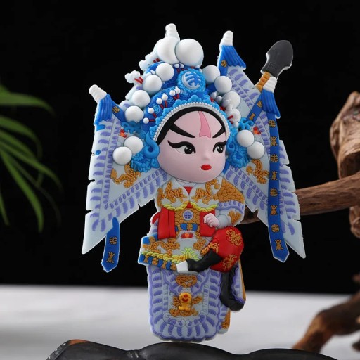Peking Opera Masks Creative Three-Dimensional Characters Refrigerator Stick