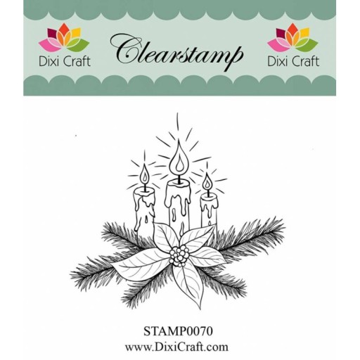 Stempel Dixi-ŚWIECZKI ŚWIĘTA STROIK ŚWIECE