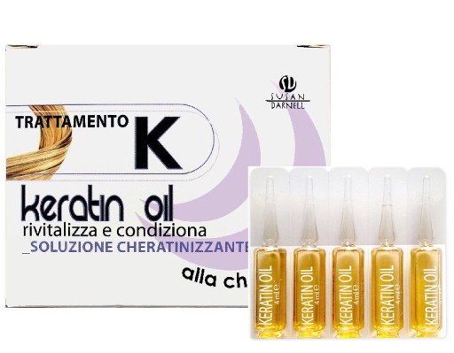 SUSAN DARNELL KERATIN OIL AMPUŁKI DO WŁOSÓW PŁYNNA KERATYNA 10 X 4ML