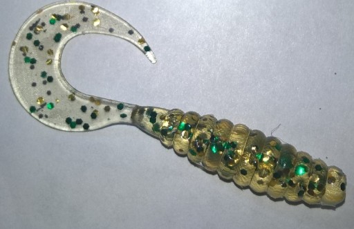 Manns Twister 5,5cm Przeźr. sreb, czar i ziel.brok