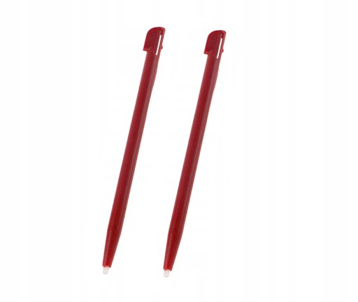 IRIS 2 rysiki 2x rysik stylus do ekranu dotykowego konsoli 2DS czerwony