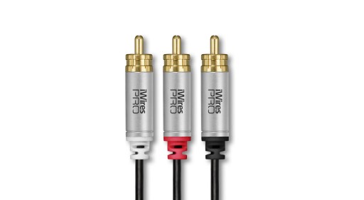 Techlink iWires 1xRCA/2xRCA typu Y do suba 3m