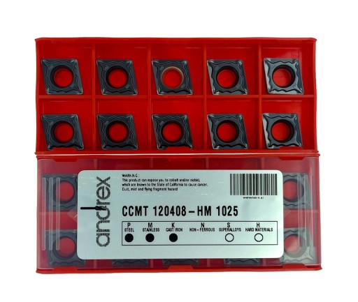 Płytki węglikowe CCMT 120408 HM 1025 UNIWERSALNE