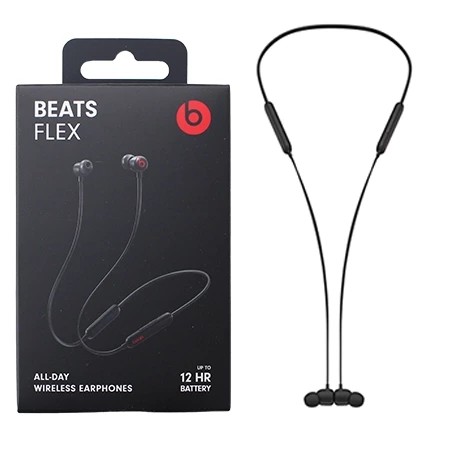 ORYGINALNE SŁUCHAWKI BEZPRZEWODOWE BLUETOOTH APPLE BEATS FLEX CZARNE