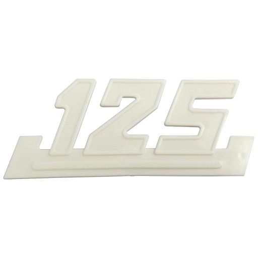 EMBLEMAT ZNACZEK NAPIS BOCZEK DEKLA BIAŁY WSK 125