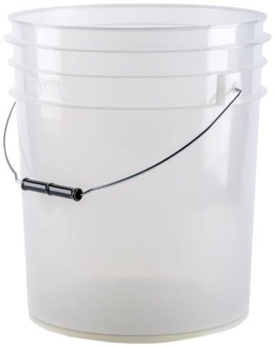 Grit Shield Transparent Bucket - wiadro detailingowe, przezroczyste 20L
