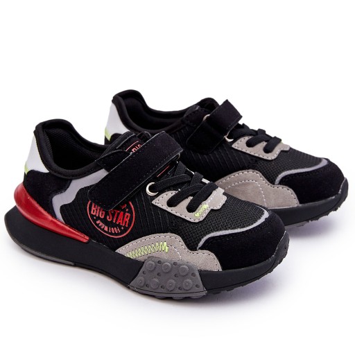BIG STAR BUTY SPORTOWE NA RZEP CZARNE R 35