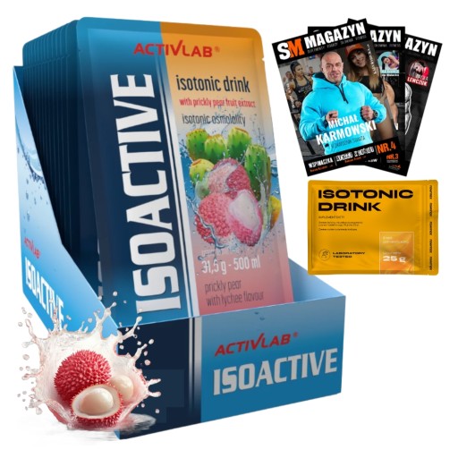 ACTIVLAB ISOACTIVE 10x31.5g NAPÓJ IZOTONICZNY + nowmax ISOTONIC DRINK