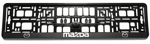 RAMKA TABLICY REJESTRACYJNEJ NAPIS MAZDA CHROM