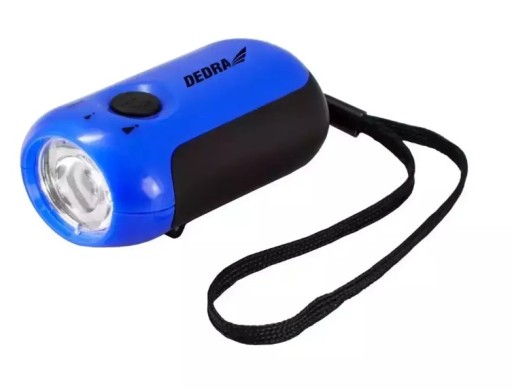 DEDRA L1011 Latarka na dynamo 0,5 W SMD LED