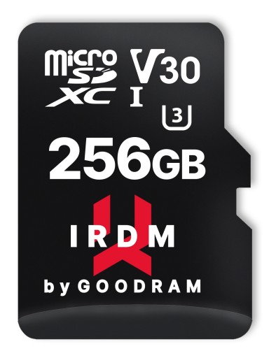 Karta pamięci GOODRAM IRDM 256GB UHS I U3+ adapter
