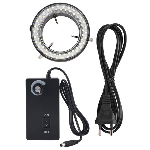 PIERŚCIENIOWA LAMPA LED RING DO MIKROSKOPU