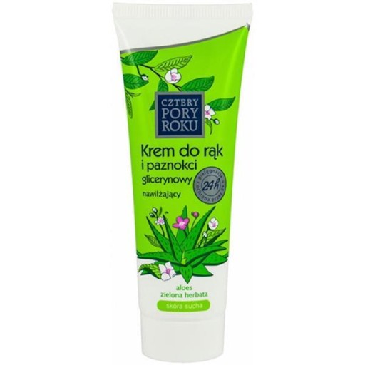 Krem do rąk Cztery Pory Glicer. 130ml. - aloes