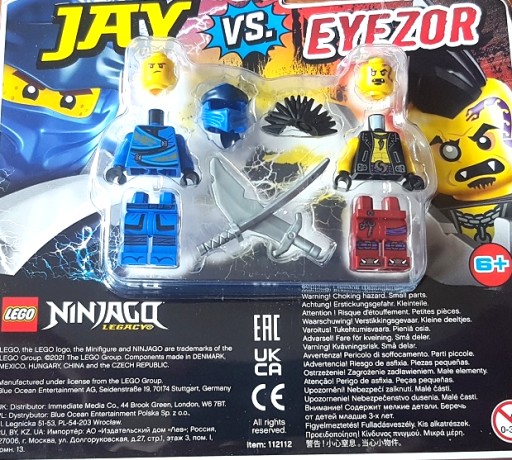 LEGO Ninjago Zestaw 112112 - Jay vs. Eyezor / Szybka Wysyłka