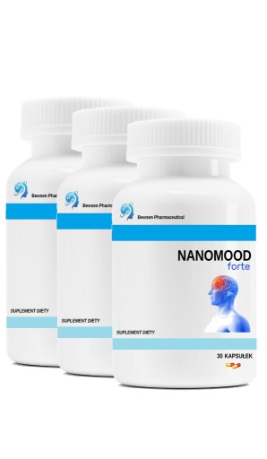 3x Nanomood Forte - Depresja,Stres,Pewność siebie