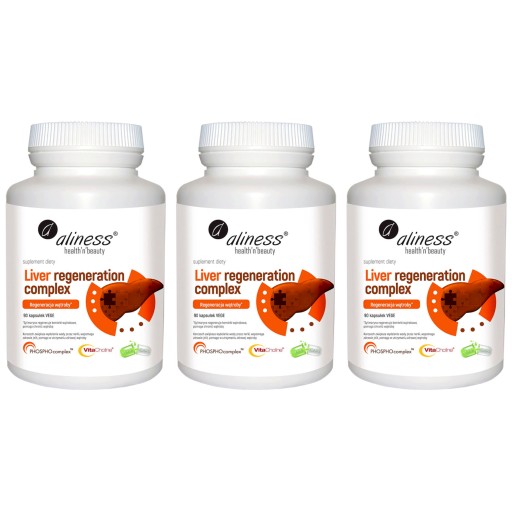 3x Aliness LIVER REGENERATION DETOX WĄTROBY