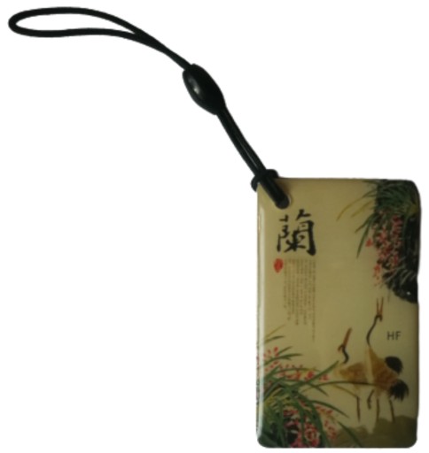 BRELOK PROGRAMOWALNY RFID EM4305 EPOKSYDOWY nr 42