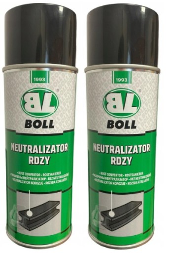 2x BOLL NEUTRALIZATOR RDZY + PODKŁAD 2w1 SPRAY 400ML
