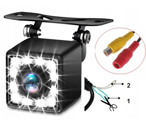 KAMERA COFANIA PARKOWANIA 12 LED KOLOR 170 STOPNI
