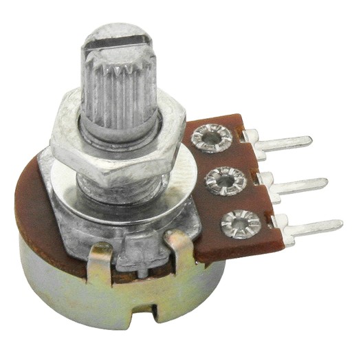 POTENCJOMETR OBROTOWY OHM 250K B LINIOWY L 15MM